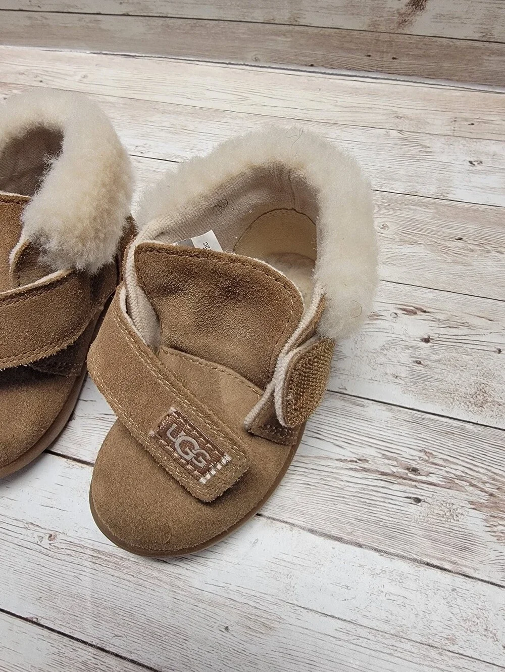 UGG Kids/Toddler Nolen Suede Boots (1106229T) - Size 6 - Brown